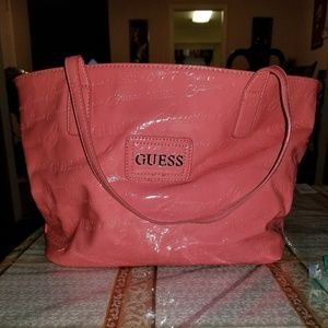GUESS 👜- Coral Patented Leather - Classic Purse